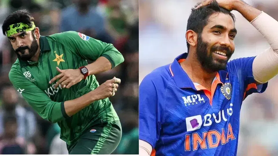 Jasprit Bumrah and Usman Tariq [Source: AFP and X]